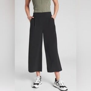 Athleta Brooklyn Women's Black Wide-Leg Pants